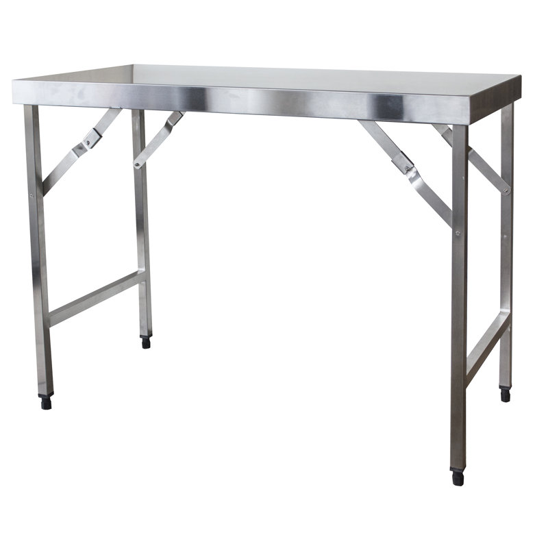 Wfx Utility Tessa Portable Folding Stainless Steel Top Workbench