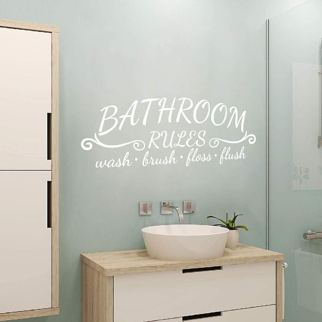 SOAK RELAX ENJOY Bathroom Wall Glass Door Art Quote Sticker Decal Home Decor 