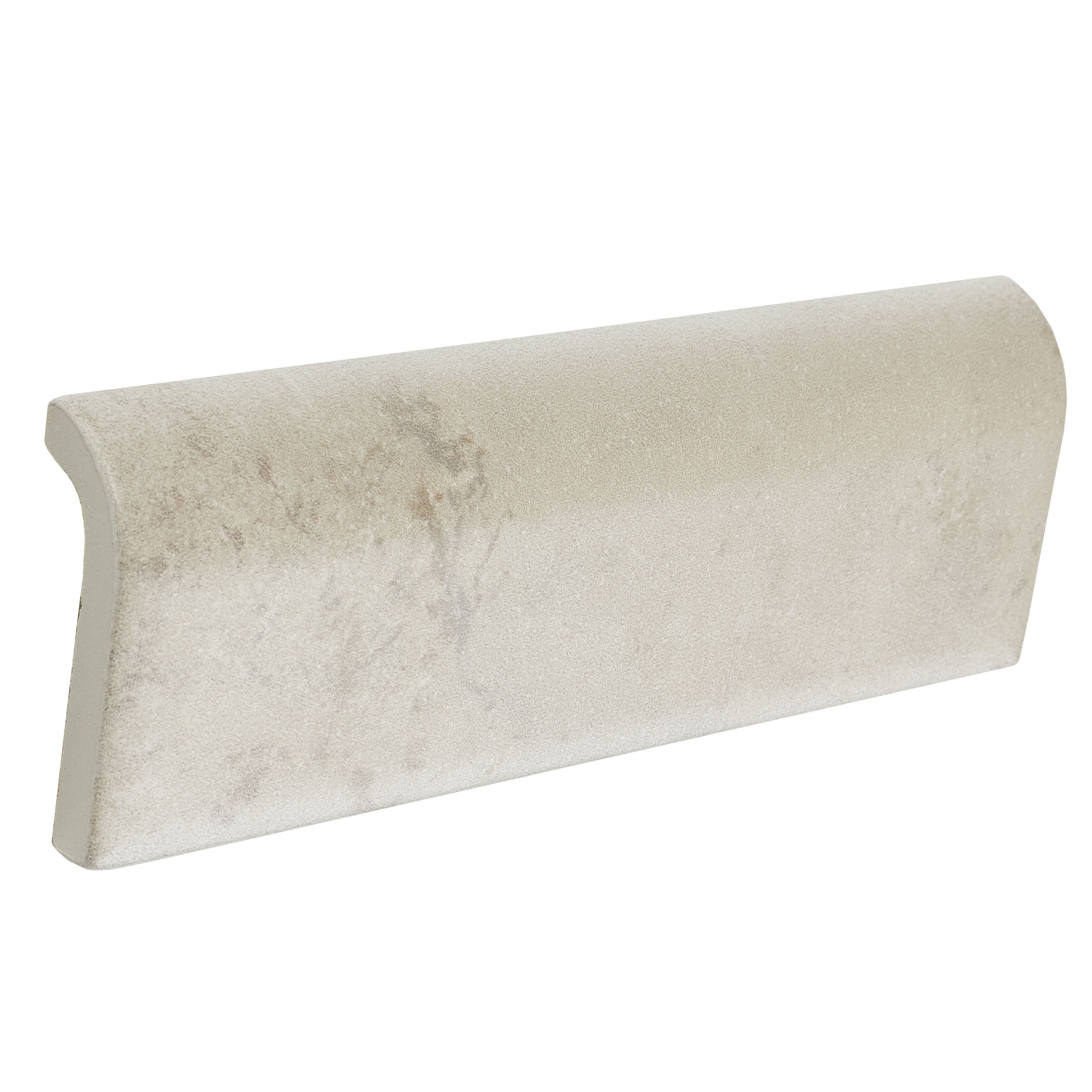 Itona Tile Remington 6 X 2 Ceramic Bullnose Tile Trim In Dorian Gray Wayfair