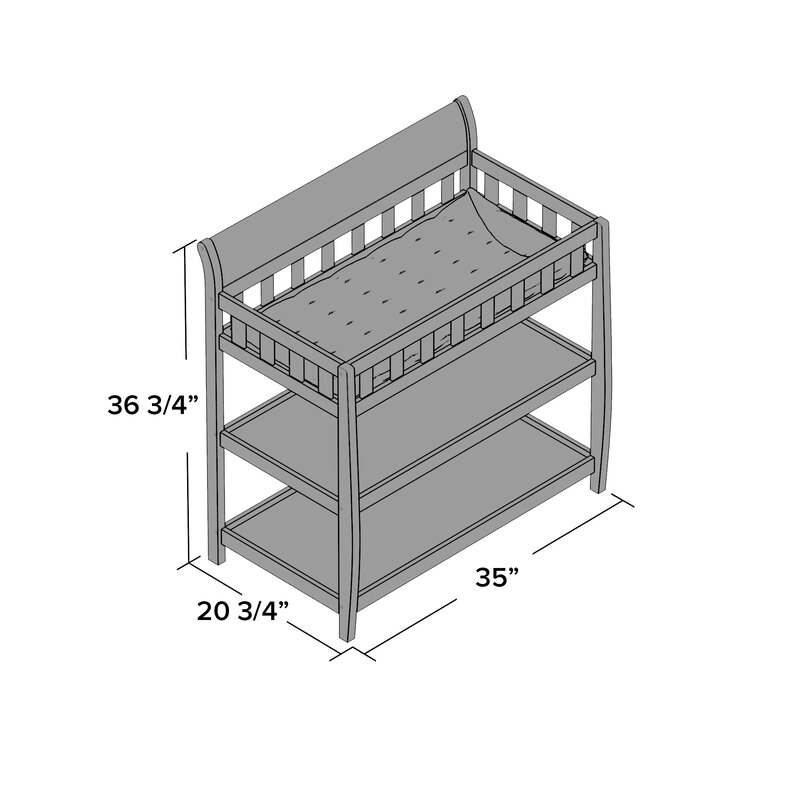 delta children wilmington changing table