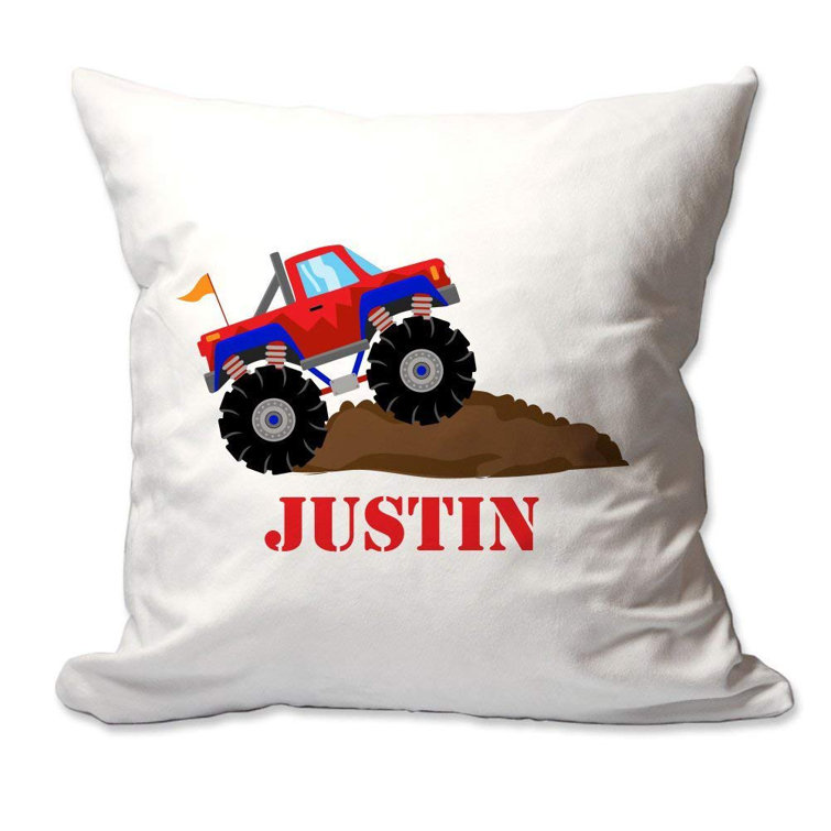truck throw pillow