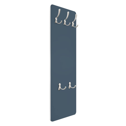 Slate Blue Wall Mounted Coat Rack Symple Stuff