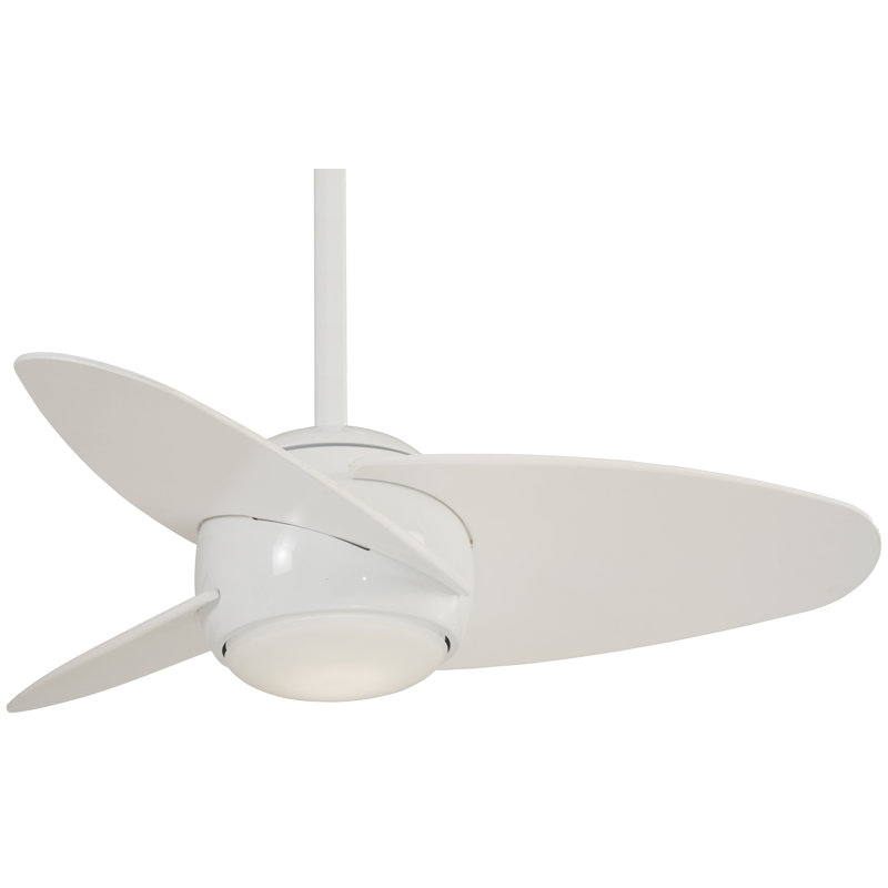 Minka Aire 36 Slant 3 Blade Led Ceiling Fan Reviews Wayfair Slant 3 Blade Led Ceiling Fan