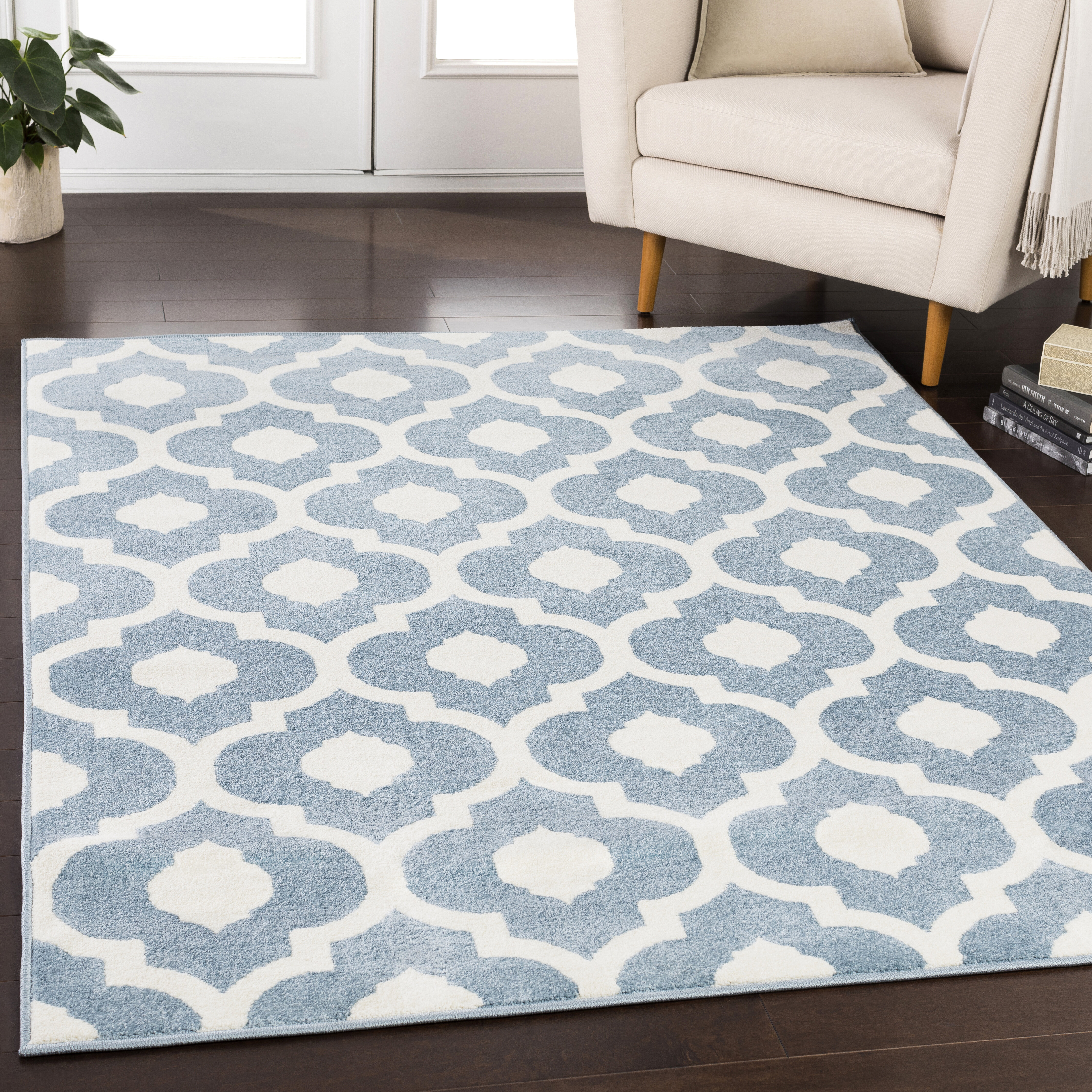 Alcott Hill Carnstroan Ivory Slate Geometric Area Rug Reviews