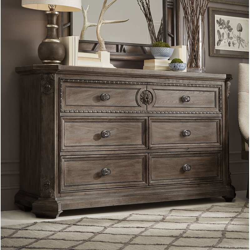 Charlton Home® Mayview 6 Drawer Double Dresser | Wayfair