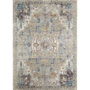 Modern Contemporary Dining Room Rugs Allmodern Graston Distressed Gray Area Rug