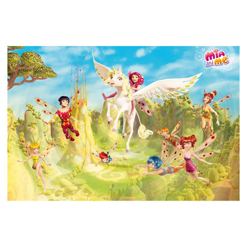 Mia and Me - Above the Elf Palace 2.25m x 3.36m Textured Matt Peel & Stick Wall Mural East Urban Home