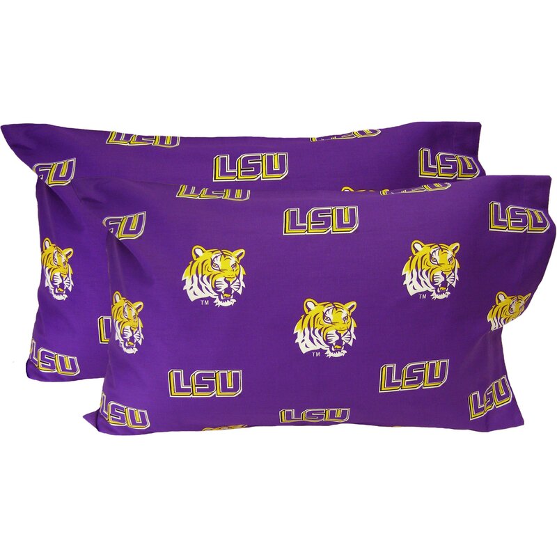 College Covers NCAA LSU Tigers Pillowcase & Reviews | Wayfair