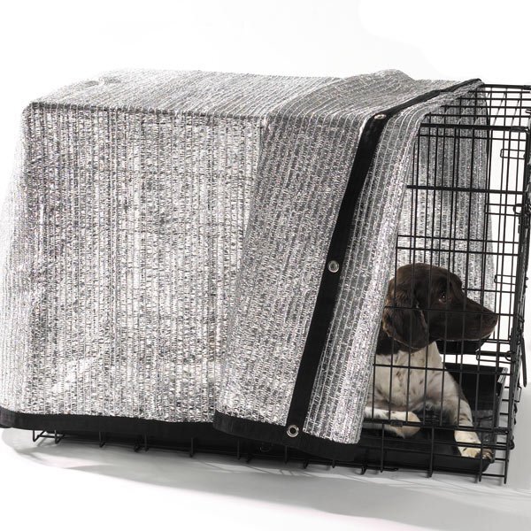 heated dog crate cover