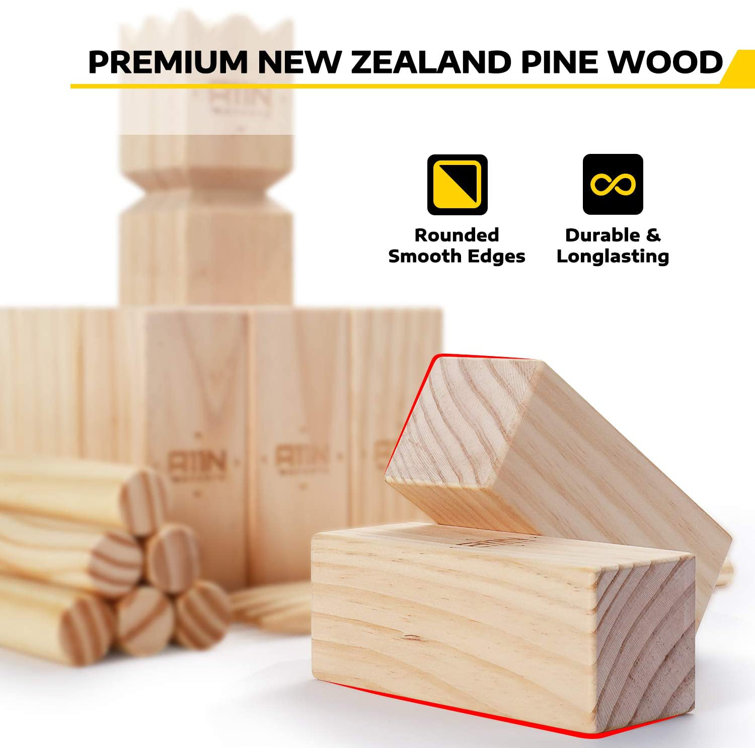 A11n Sports Premium Yard Viking Chess Kubb Reviews Wayfair