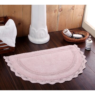 Dovecovecrochet Circle 100 Cotton Non Slip Floral Bath Rug Dovecove Color Pink Dailymail