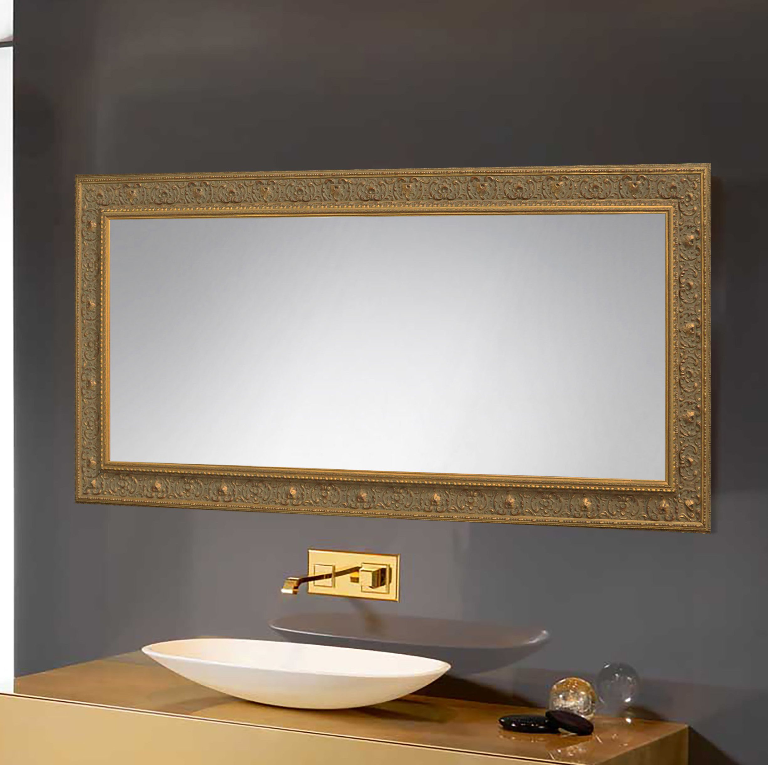 Astoria Grand Derrall Opulent Large Vanity Mirror Reviews Wayfair Astoria Grand Derrall Opulent Large Vanity Mirror Reviews Wayfair