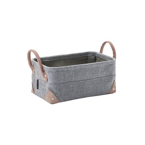Aquanova - Panier de Rangement Lubin - Gris Argenté - Petit