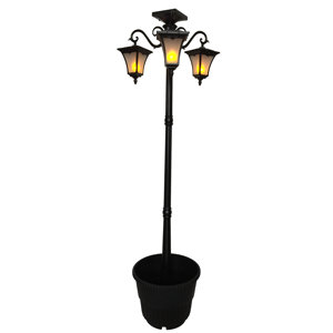 Heritage Solar Powered Flame 3-Light LED 78