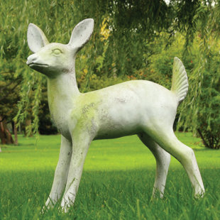 Outdoor Deer Statues Wayfair Garden Décor Deer Fawn Statue