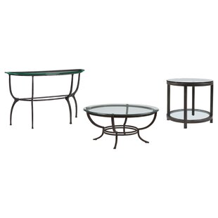 Metal Designs 3 Piece Coffee Table Set by Artistica Home