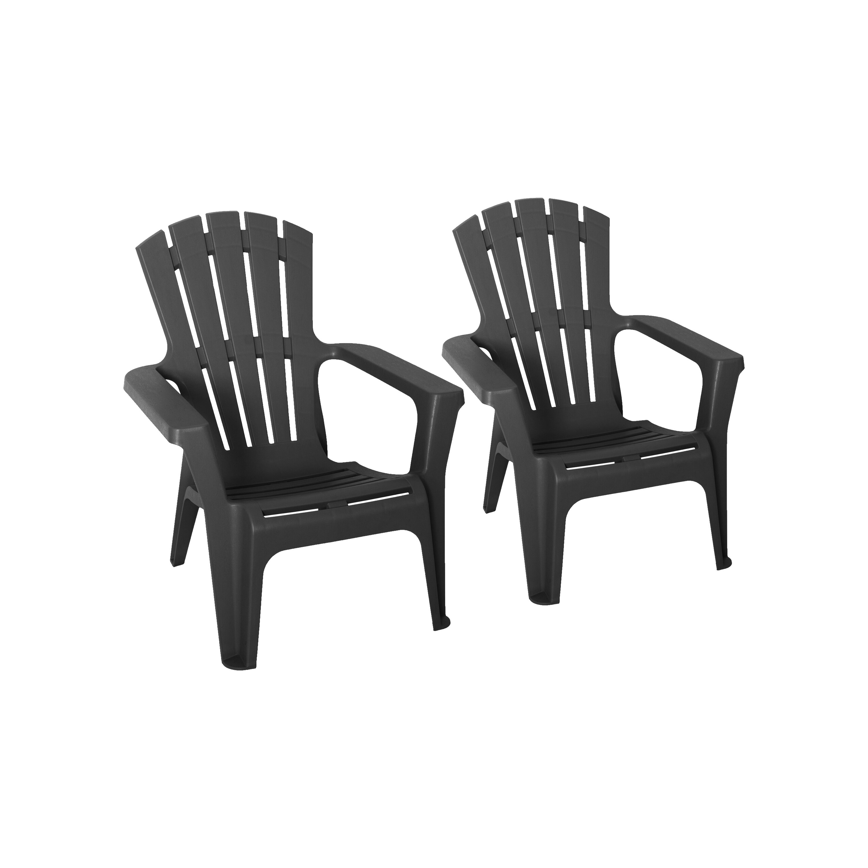Black Plastic Adirondack Chairs - Polywood Sba15bl South Beach