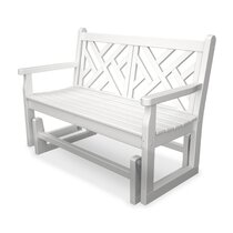 glider bench white