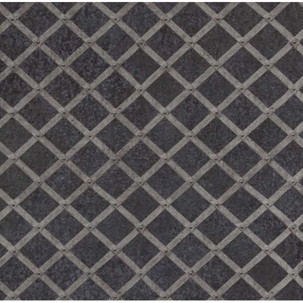Helvey Weathered Crisscross 33 L X 20 8 W Distressed Wallpaper