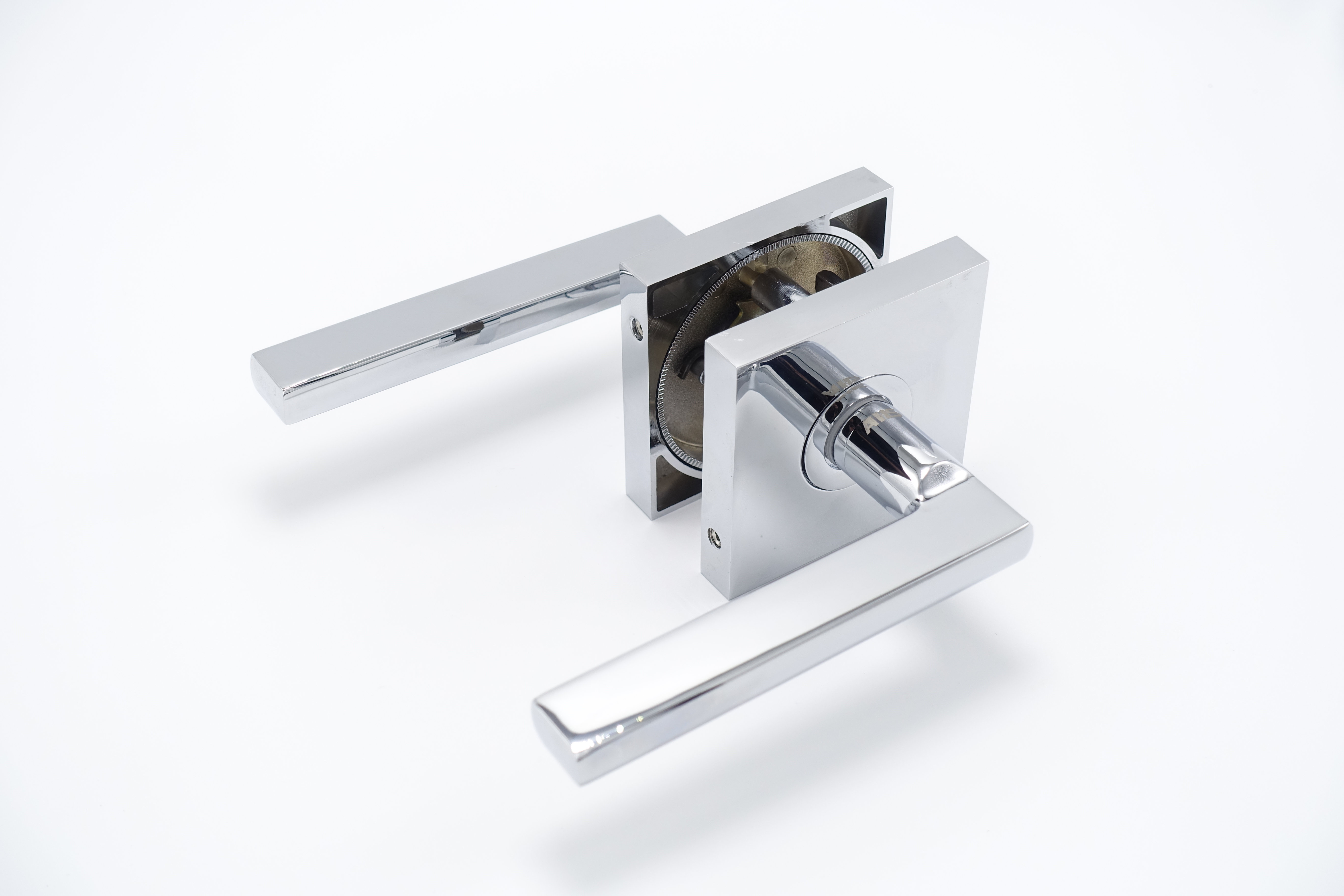 American Hardware Supply Passage Door Lever With Square Rosette