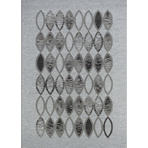 Scorpius Gray/Black Indoor/Outdoor Area Rug