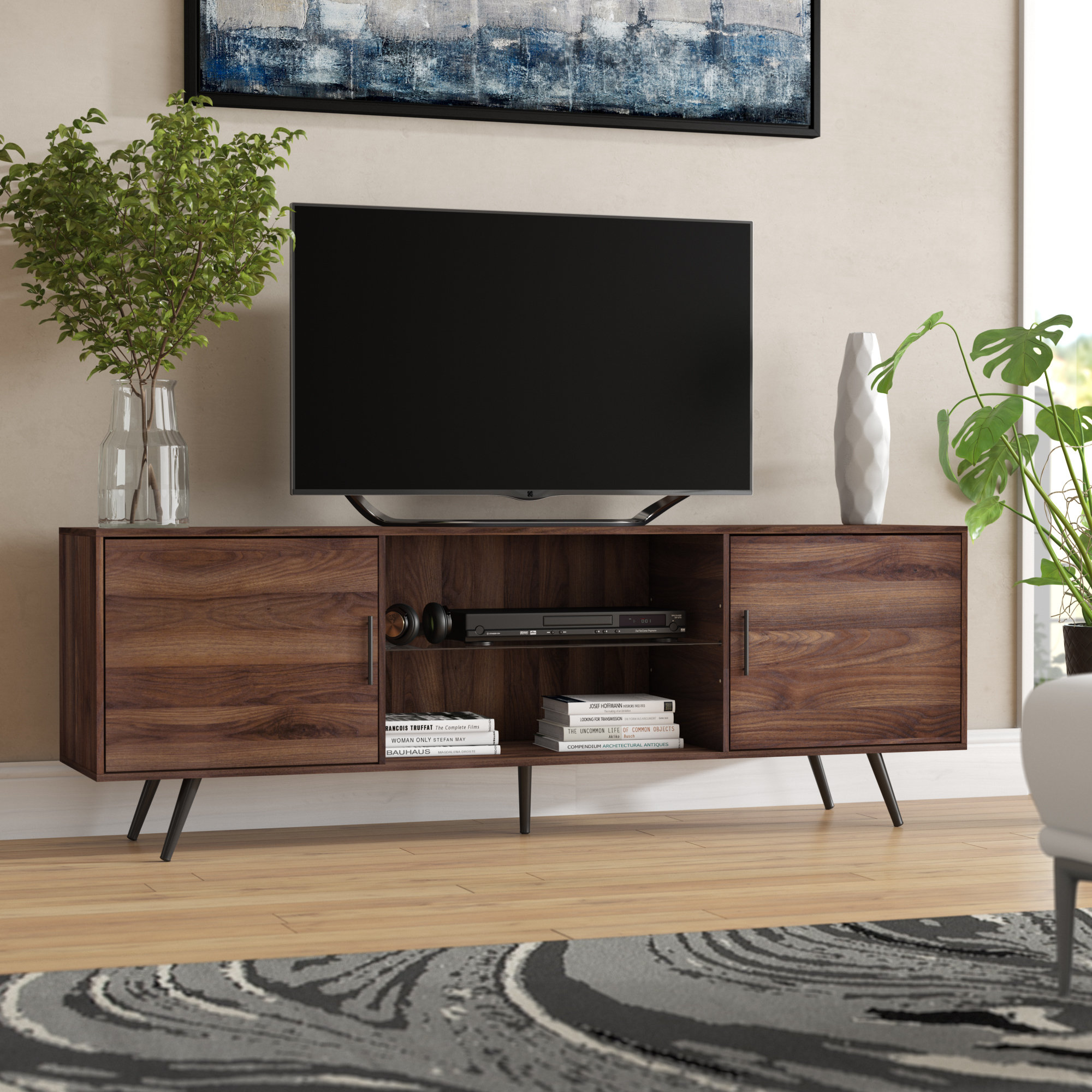 George Oliver Garrity Tv Stand For Tvs Up To 75 Reviews Wayfair