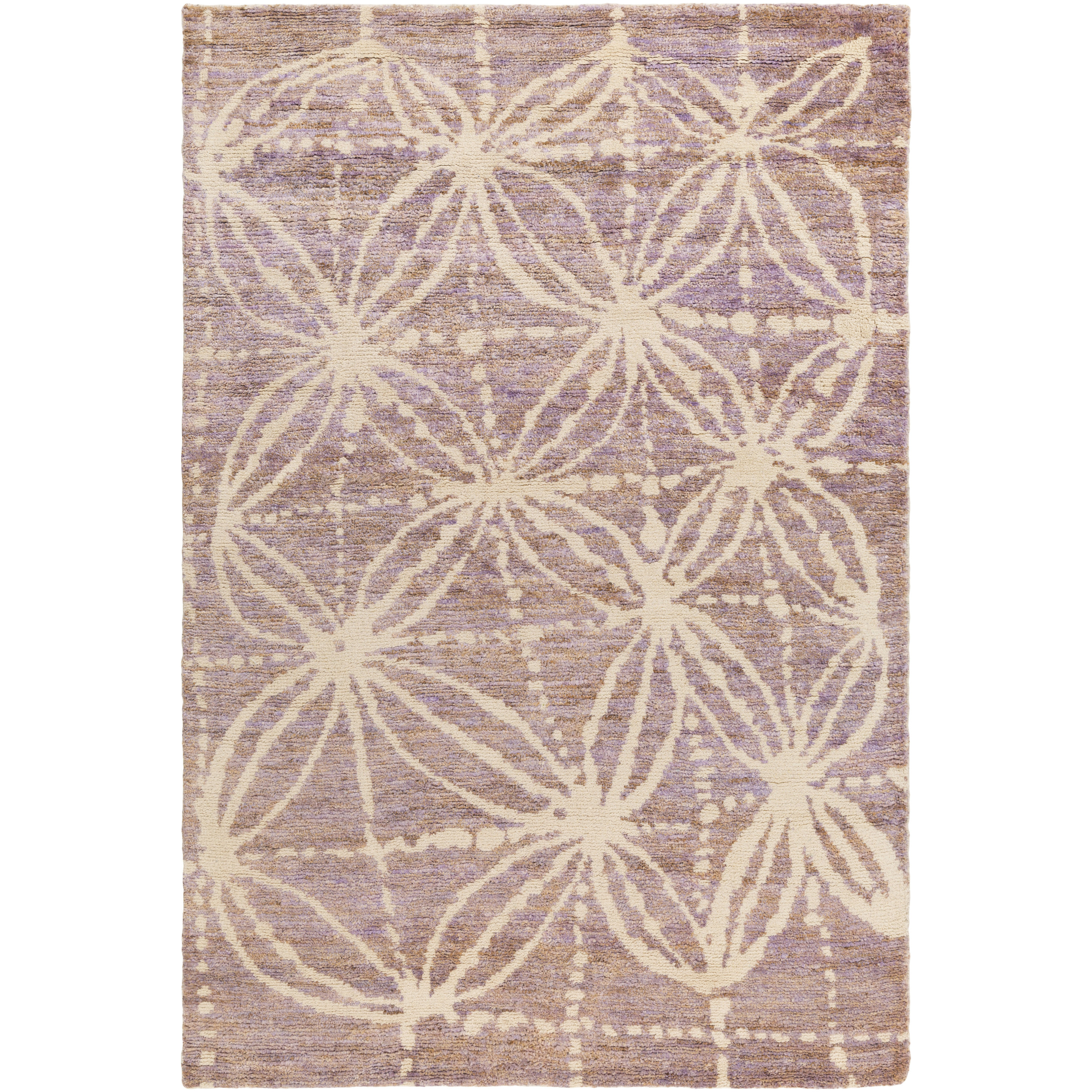 Jill Rosenwald Home Orinocco Handwoven Flatweave Purple Beige Area Orinocco Handwoven Flatweave Purple