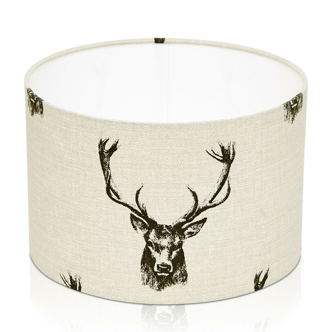 Alpen Home Lampenschirm Stag aus Baumwolle