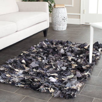 Fleur De Lis Living Stringer Silver Block Area Rug Wayfair