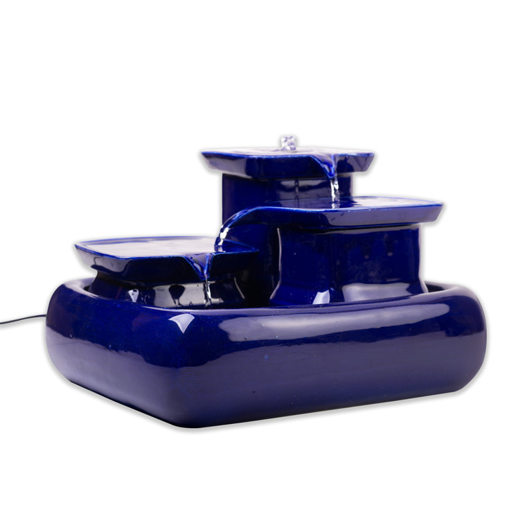 ceramic cat drinking fountain