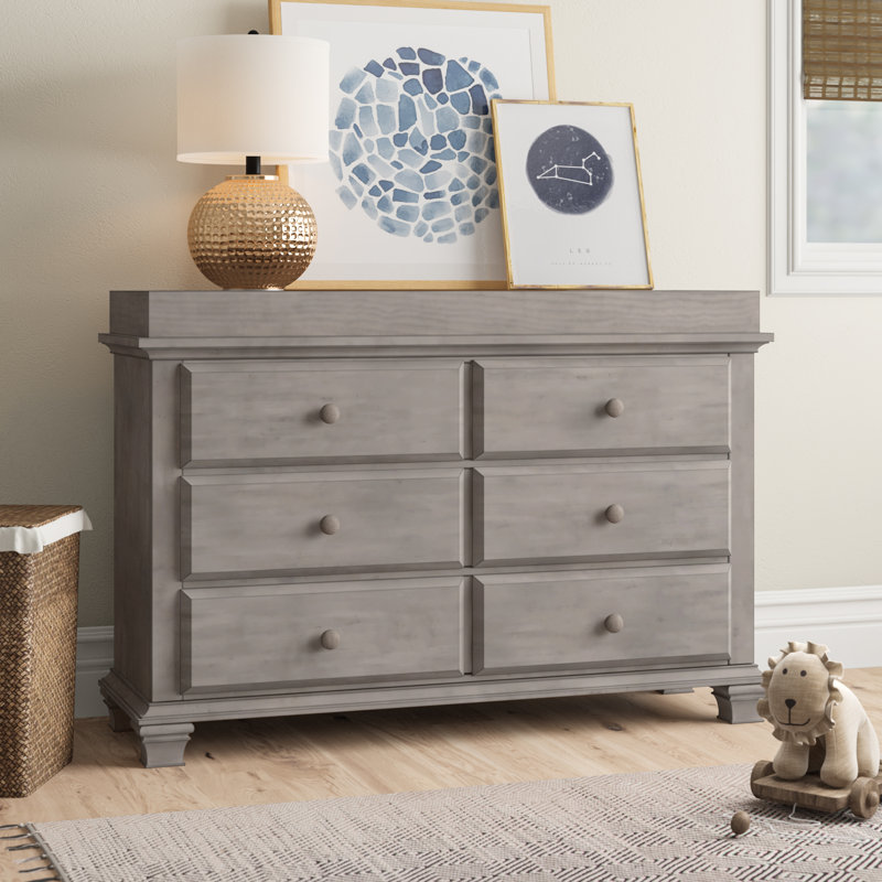Three Posts Baby Kids Ranchester 6 Drawer Double Dresser Wayfair