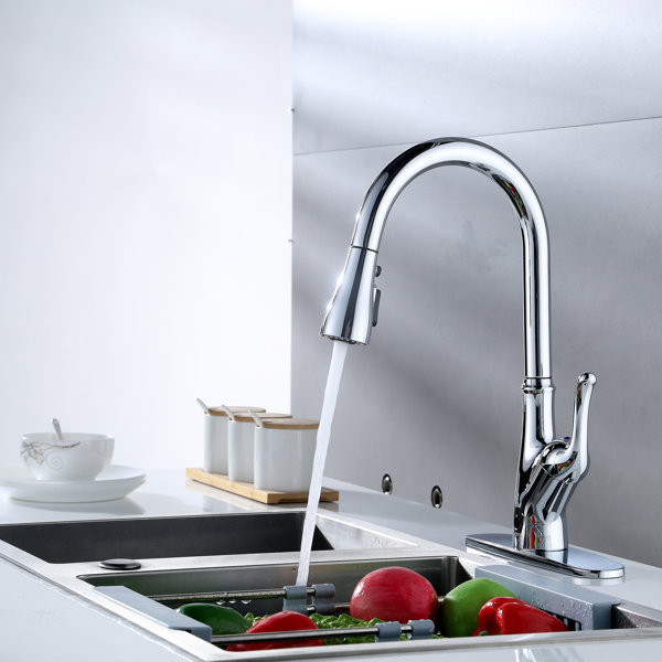 Brushed Copper Kitchen Faucet | Wayfair