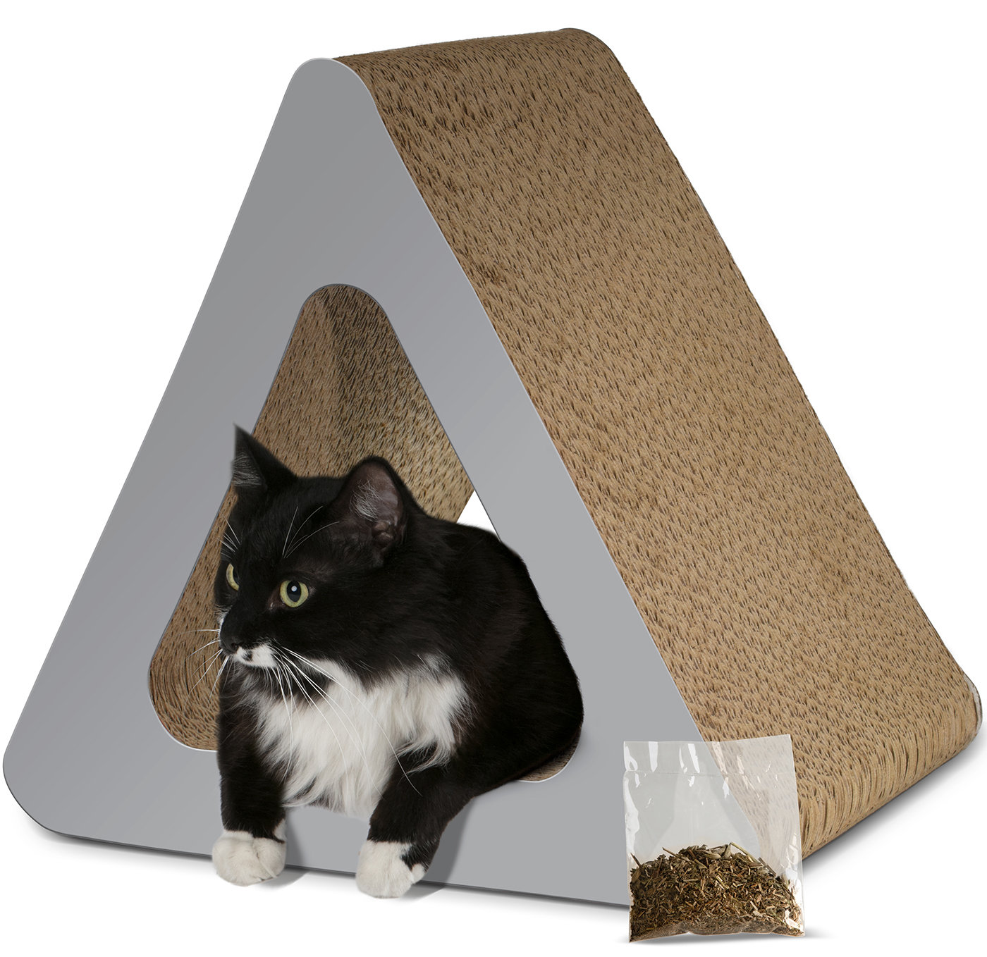 cat scratching post with catnip