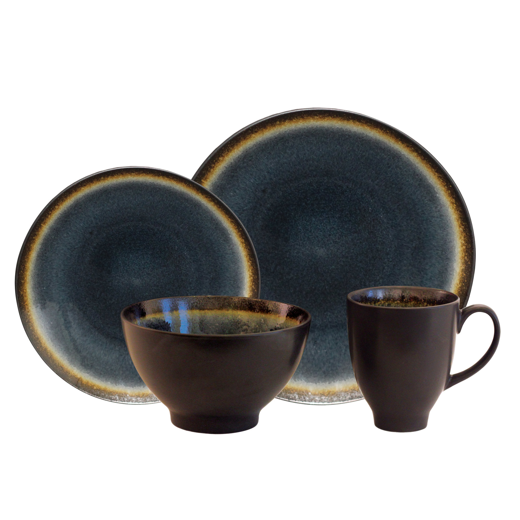 Baum Galaxy Coupe 16 Piece Dinnerware Set, Service for 4 & Reviews ... Baum Galaxy Coupe 16 Piece Dinnerware Set, Service for 4 & Reviews ...