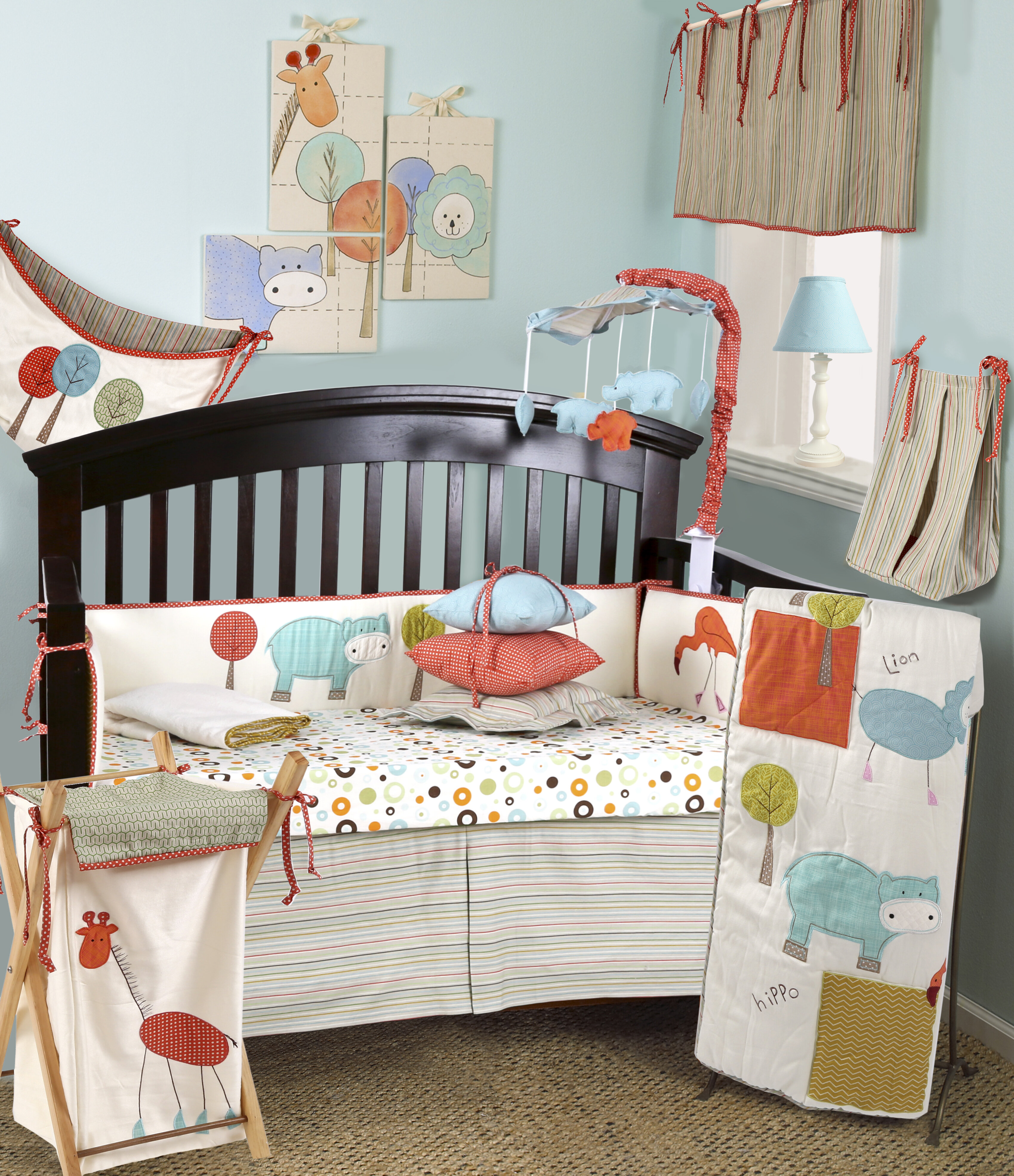 Harriet Bee Clendon 9 Piece Crib Bedding Set Wayfair Ca