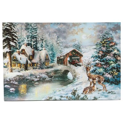 Winter Wonderland Wall Decorations LED Illuminated Wall  Art  You ll Love in 2020 Wayfair