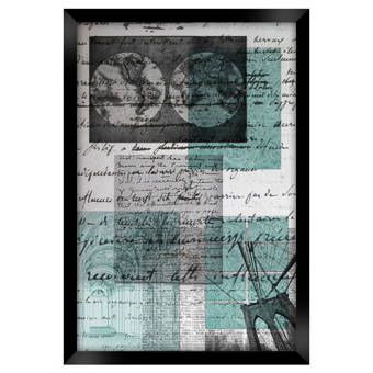 Ptm Travel Collage Ii Picture Frame Graphic Art Print On Paper Wayfair