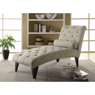 Go to store & view more images Monarch Specialties Inc. Vintage French Fabric Chaise Lounger