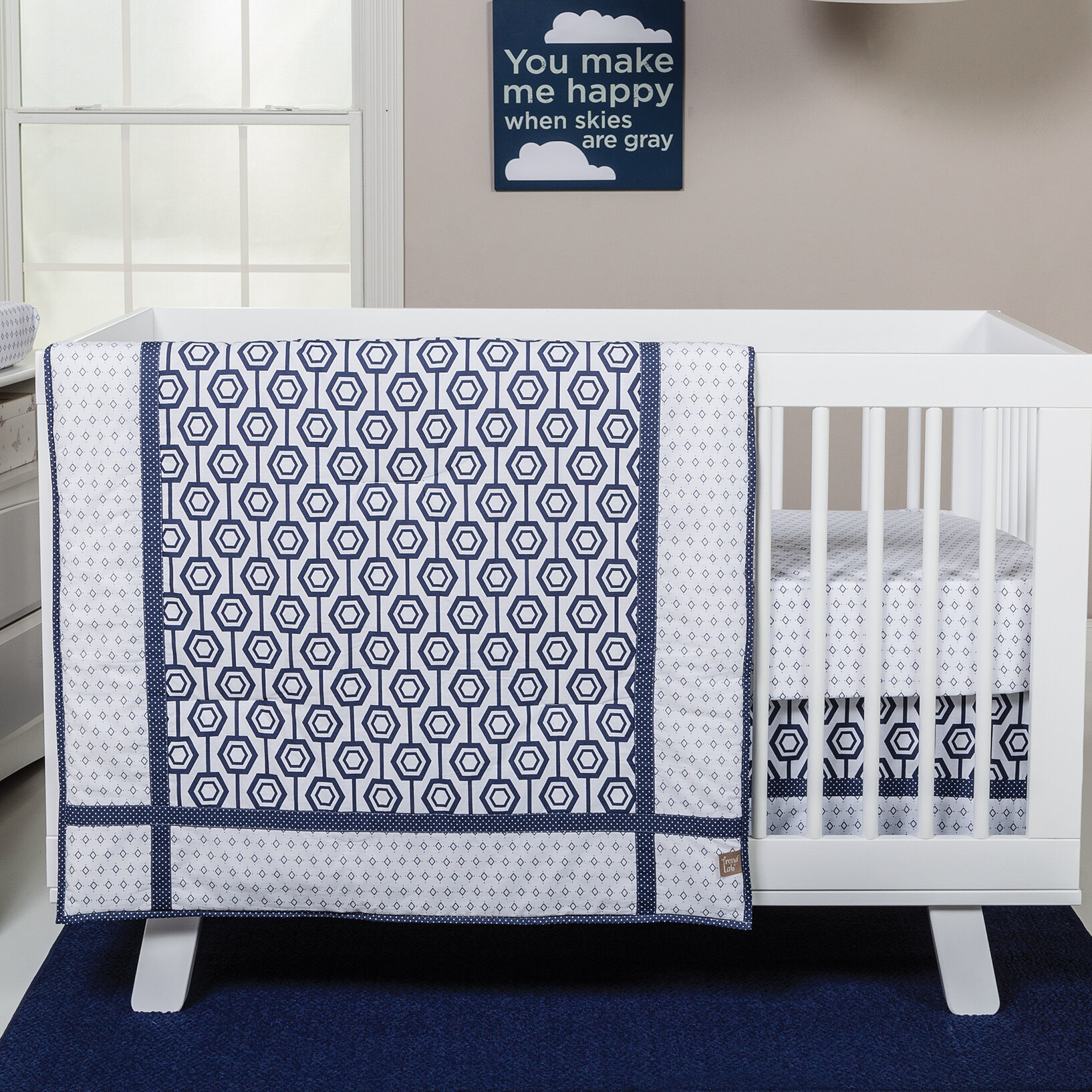 Harriet Bee Tudor 3 Piece Crib Bedding Set Reviews Wayfair