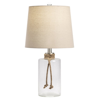 Ayana 23" Clear Table Lamp