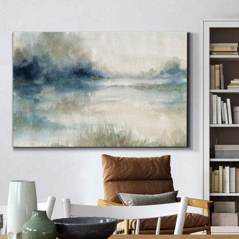 Still Evening Waters II - Wrapped Canvas Print Size: 18" H x 27" W x 1" D