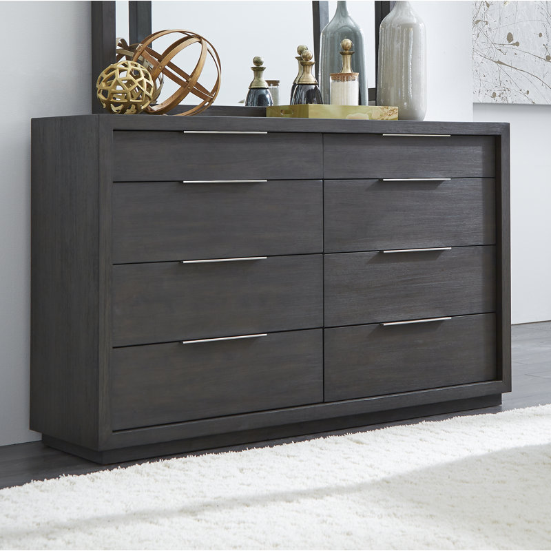 Wrought Studio Paralimni 8 Drawer Dresser Reviews Wayfair