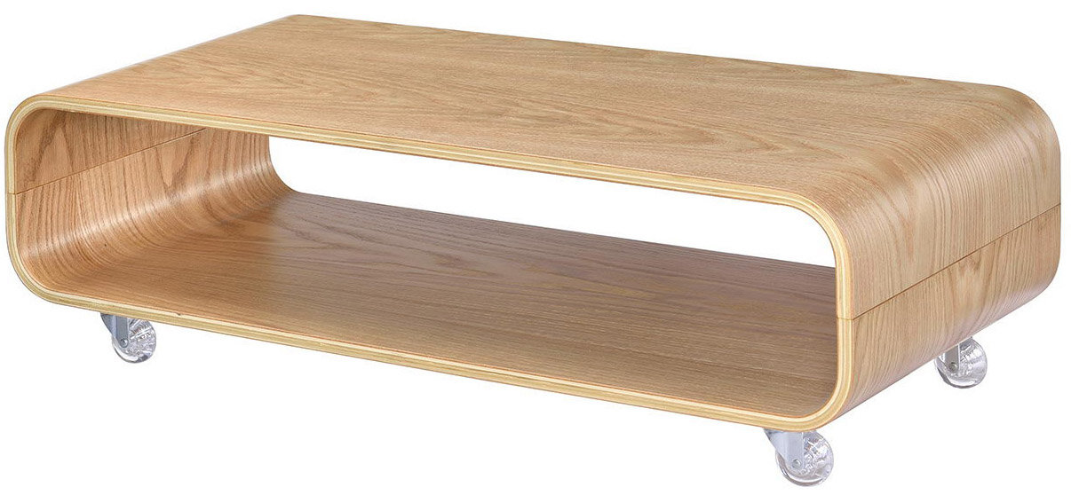 George Oliver Dressler Bentwood Rolling Coffee Table Reviews Wayfair Ca