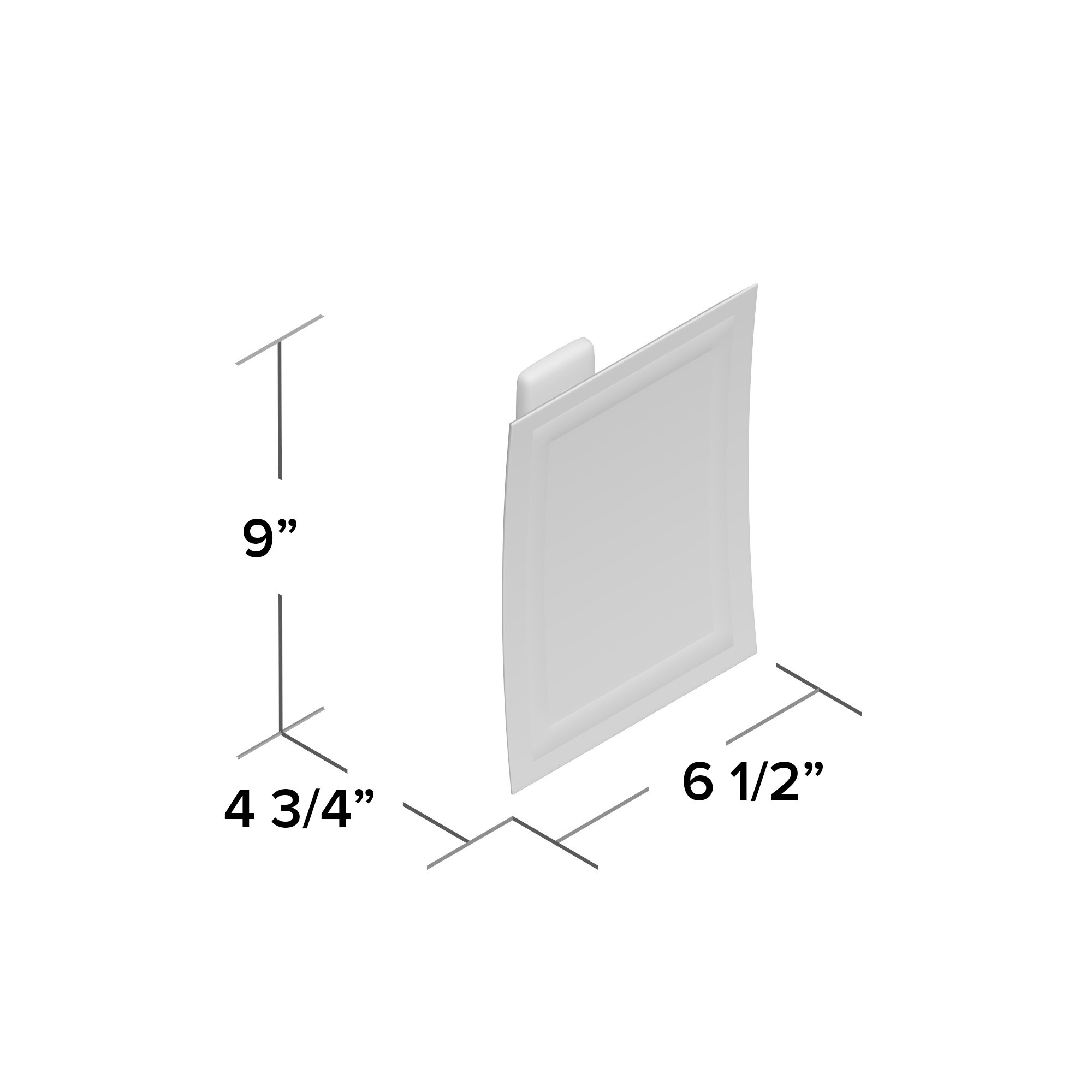 Jerdon Jrt710cl Led Lighted Wall Mount Rectangular Makeup Mirror Chrome Finish 6 5 X 9