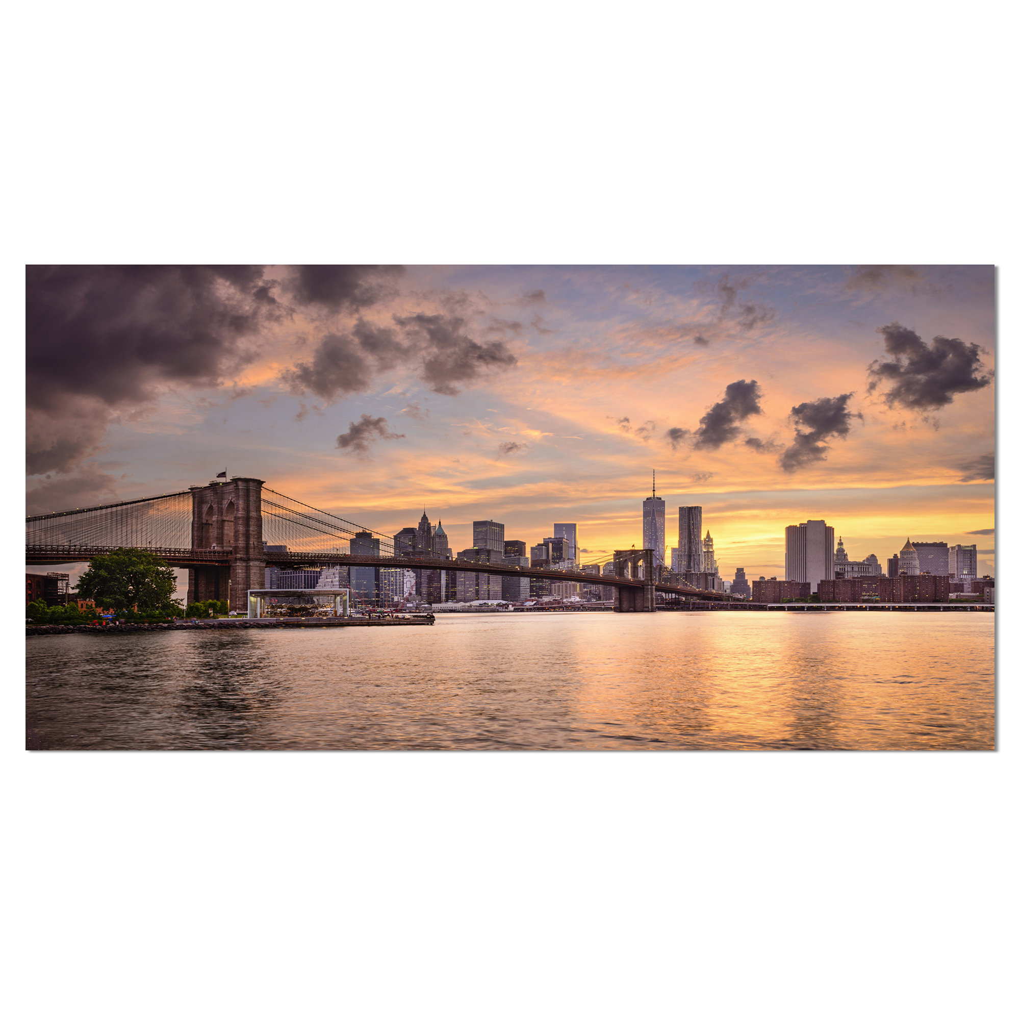 HANDMADE *Various Sizes* NEW YORK CITY SKYLINE CITYSCAPE Box Canvas Wall Art