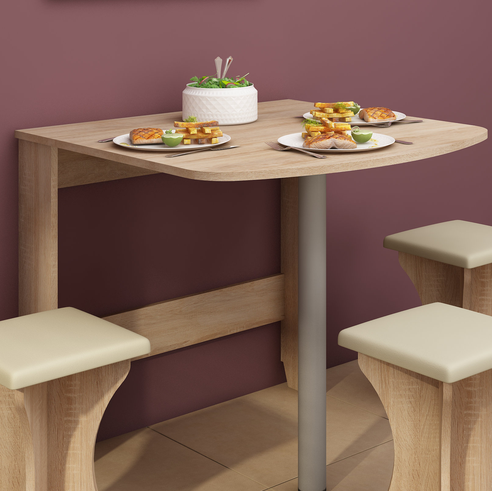 Latitude Run® Clarabelle Drop Leaf Dining Table & Reviews Wayfair