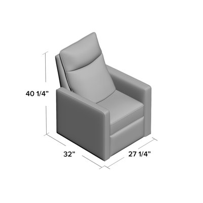 Gabby Pillowback Swivel Glider