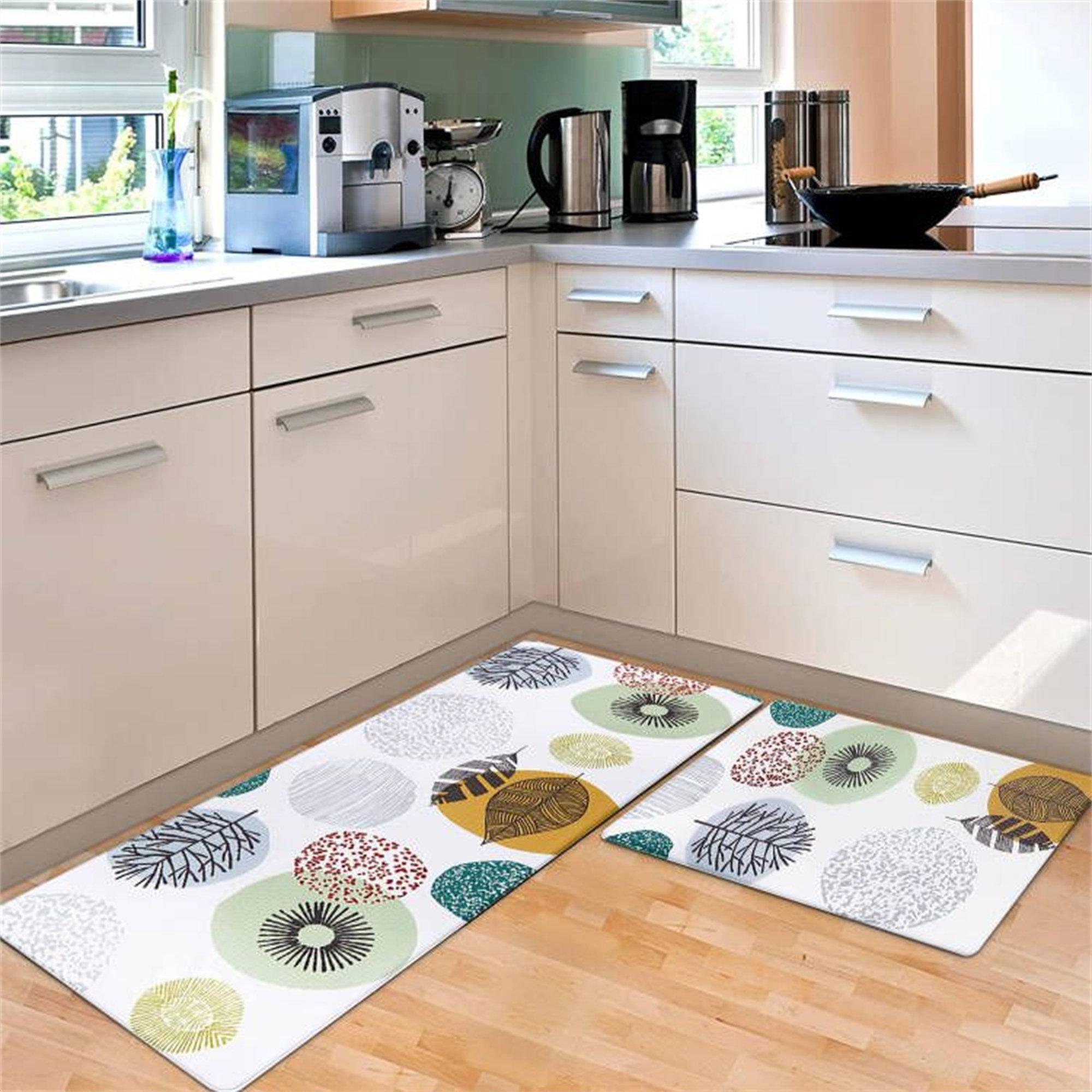 Red Barrel Studio Thick Cushioned Kitchen Mat Reviews Wayfair   Thick Cushioned Kitchen Mat 