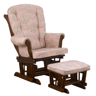 Go to store & view more images Rutledge Floral Glider and Ottoman by Harriet Bee