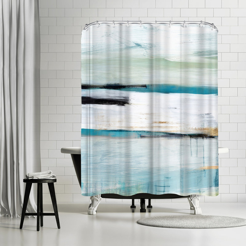 East Urban Home Pi Creative Art Standing Still I Single Shower Curtain Wayfair